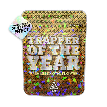 Trapper Of The Year SFX Mylar Pouches Pre - Labeled - 3.5g (1/8oz)