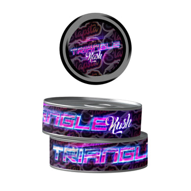 Triangle Kush Pre - Labeled 3.5g Self - Seal Tins - 60pcs