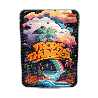 Tropic Thunder Mylar Pouches Pre - Labeled - 3.5g (1/8oz)