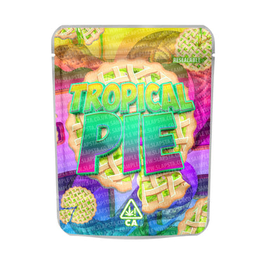 Tropical Pie Mylar Pouches Pre - Labeled - 3.5g (1/8oz)