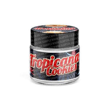 Tropicana Cookies Glass Jars Pre - Labeled - 3.5grams (1/8oz)