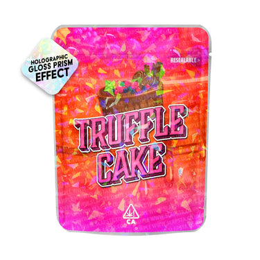 Truffle Cake SFX Mylar Pouches Pre-Labeled - 3.5g (1/8oz) / No / 16pcs