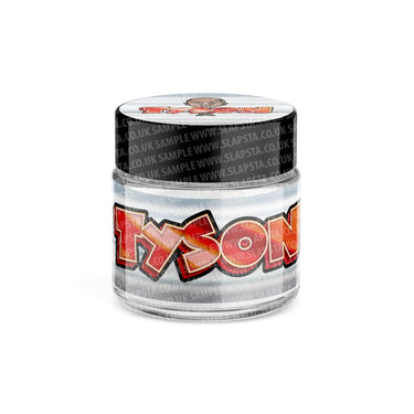 Tyson Glass Jars Pre - Labeled - 3.5grams (1/8oz)