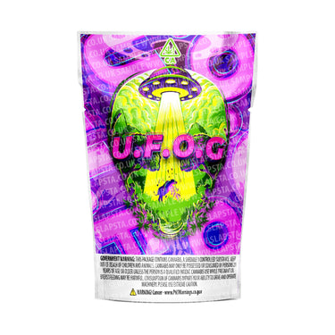 UFOG Mylar Pouches Pre-Labeled - 3.5g (1/8oz) / No / 16pcs