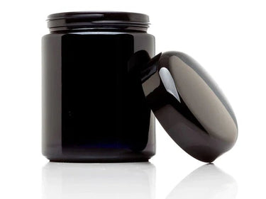 UV Miron Glass Jars 250ml (14 grams) - 1pc / All Black