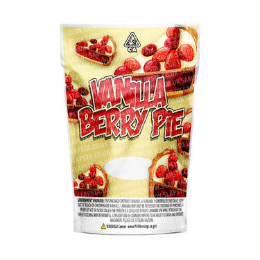 Vanilla Berry Pie Mylar Pouches Pre-Labeled - 3.5g (1/8oz) / No / 16pcs