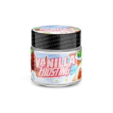 Vanilla Frosting Glass Jars Pre - Labeled - 3.5grams (1/8oz)