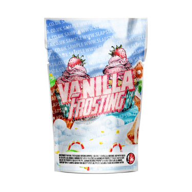Vanilla Frosting Mylar Pouches Pre-Labeled - 3.5g (1/8oz) / No / 16pcs