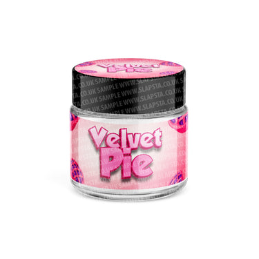 Velvet Pie Glass Jars Pre - Labeled - 3.5grams (1/8oz)