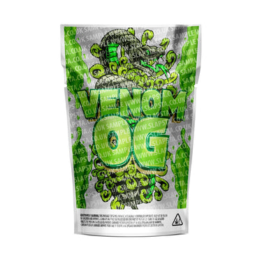 Venom OG Mylar Pouches Pre-Labeled - 3.5g (1/8oz) / No / 16pcs