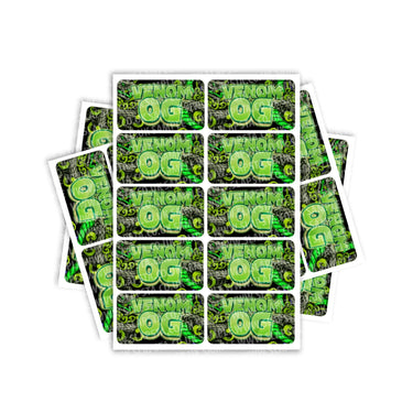 Venom OG Rectangle / Pre - Roll Labels - Pre - Roll (10.16cm x 6.7cm)