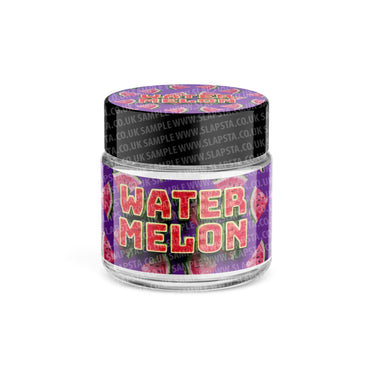 Watermelon Glass Jars Pre - Labeled - 3.5grams (1/8oz)