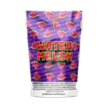 Watermelon Mylar Pouches Pre-Labeled - 3.5g (1/8oz) / No / 16pcs
