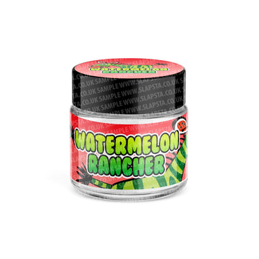 Watermelon Rancher Glass Jars Pre - Labeled - 3.5grams (1/8oz)