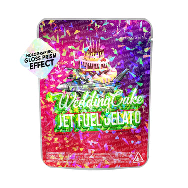 Wedding Cake Jet Fuel Gelato SFX Mylar Pouches Pre - Labeled - 3.5g (1/8oz)