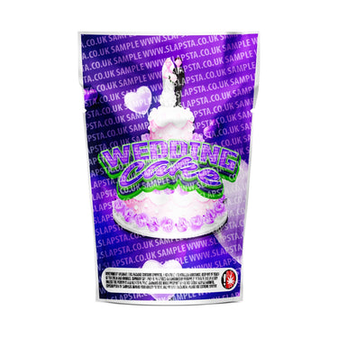 Wedding Cake Mylar Pouches Pre-Labeled - 3.5g (1/8oz) / No / 16pcs