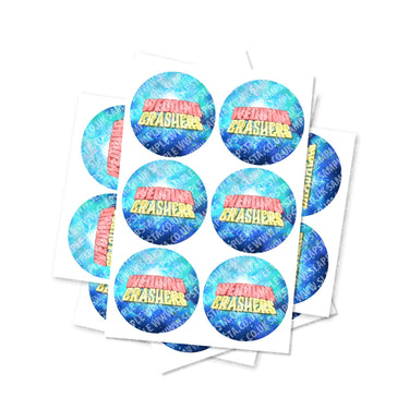 Wedding Crashers Circular Stickers - 2.5cm / 25pcs