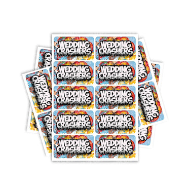 Wedding Crashers Rectangle / Pre - Roll Labels - Pre - Roll (10.16cm x 6.7cm)