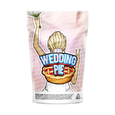 Wedding Pie Mylar Pouches Pre-Labeled - 3.5g (1/8oz) / No / 16pcs