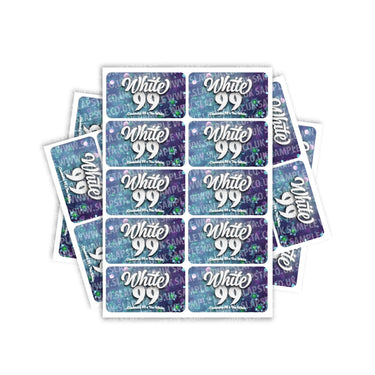 White 99 Rectangle / Pre - Roll Label - Pre - Roll (10.16cm x 6.7cm)