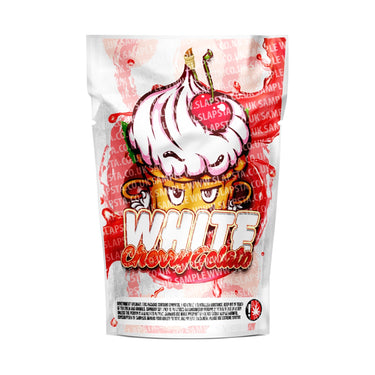White Cherry Gelato Mylar Pouches Pre-Labeled - 3.5g (1/8oz) / No / 16pcs