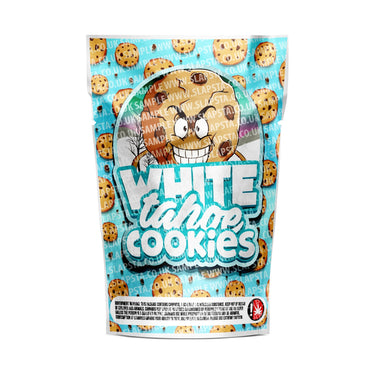 White Tahoe Cookies Mylar Pouches Pre-Labeled - 3.5g (1/8oz) / No / 16pcs