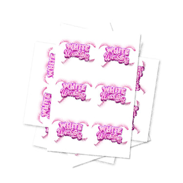 White Wedding Circular Stickers - 2.5cm / 25pcs