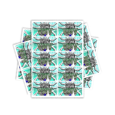 White Widow Rectangle / Pre - Roll Labels - Pre - Roll (10.16cm x 6.7cm)