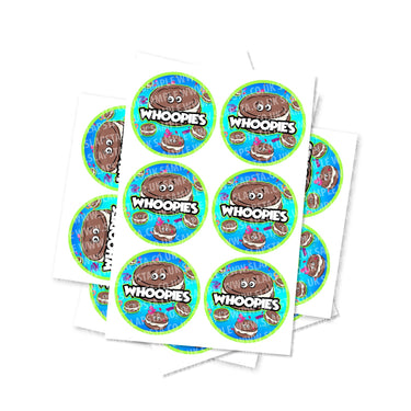Whoopies Circular Stickers - 2.5cm