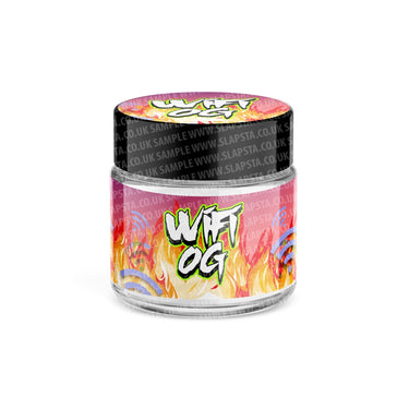 Wifi OG Glass Jars Pre - Labeled - 3.5grams (1/8oz)