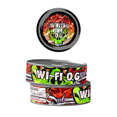 Wifi OG Pre - Labeled 3.5g Self - Seal Tins - 60pcs
