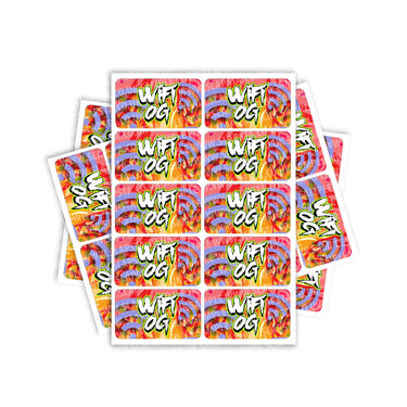 WIFI OG Rectangle / Pre - Roll Labels - Pre - Roll (10.16cm x 6.7cm)