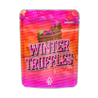 Winter Trufflez Mylar Pouches Pre - Labeled - 3.5g (1/8oz)
