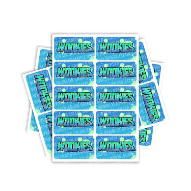 Wookies Rectangle / Pre - Roll Labels - Pre - Roll (10.16cm x 6.7cm)