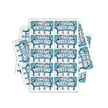 Yeti OG Rectangle / Pre - Roll Labels - Pre - Roll (10.16cm x 6.7cm)
