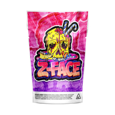 Z Face Mylar Pouches Pre - Labeled - 3.5g (1/8oz)