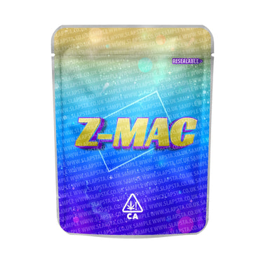 Z Mac Mylar Pouches Pre - Labeled - 3.5g (1/8oz)