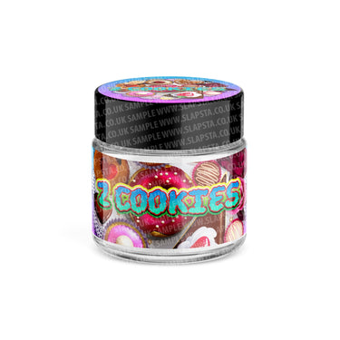 Zcookies Glass Jars Pre - Labeled - 3.5grams (1/8oz)