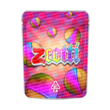 Zcotti Mylar Pouches Pre - Labeled - 3.5g (1/8oz)