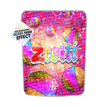 Zcotti SFX Mylar Pouches Pre - Labeled - 3.5g (1/8oz)