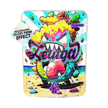 Zeluga SFX Mylar Pouches Pre - Labeled - 3.5g (1/8oz)