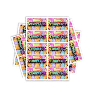 Zerblato Rectangle / Pre - Roll Labels - Pre - Roll (10.16cm x 6.7cm)
