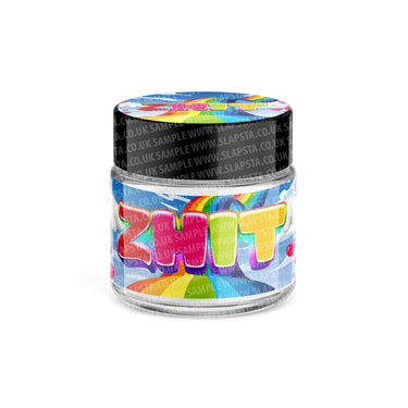 Zhit Glass Jars Pre - Labeled - 3.5grams (1/8oz)