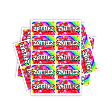 Zkittlez Rectangle / Pre - Roll Labels - Pre - Roll (10.16cm x 6.7cm)