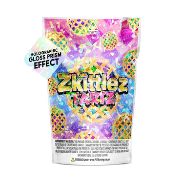 Zkittlez Tartz SFX Mylar Pouches Pre - Labeled - 3.5g (1/8oz)