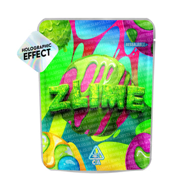 Zlime SFX Mylar Pouches Pre - Labeled - 3.5g (1/8oz)