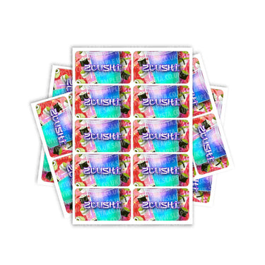 Zlushi Rectangle / Pre - Roll Labels - Pre - Roll (10.16cm x 6.7cm)