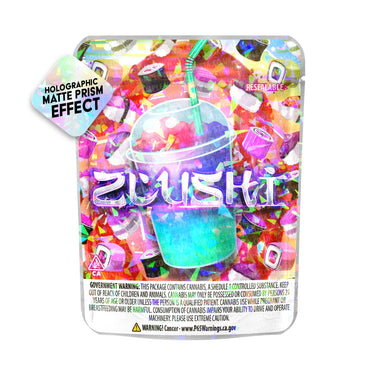 Zlushi SFX Mylar Pouches Pre - Labeled - 3.5g (1/8oz)