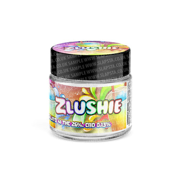 Zlushie Glass Jars Pre - Labeled - 3.5grams (1/8oz)