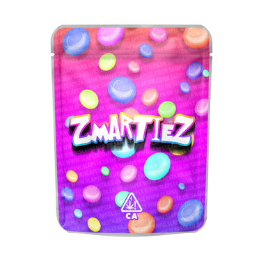 Zmartiez Mylar Pouches Pre - Labeled - 3.5g (1/8oz)